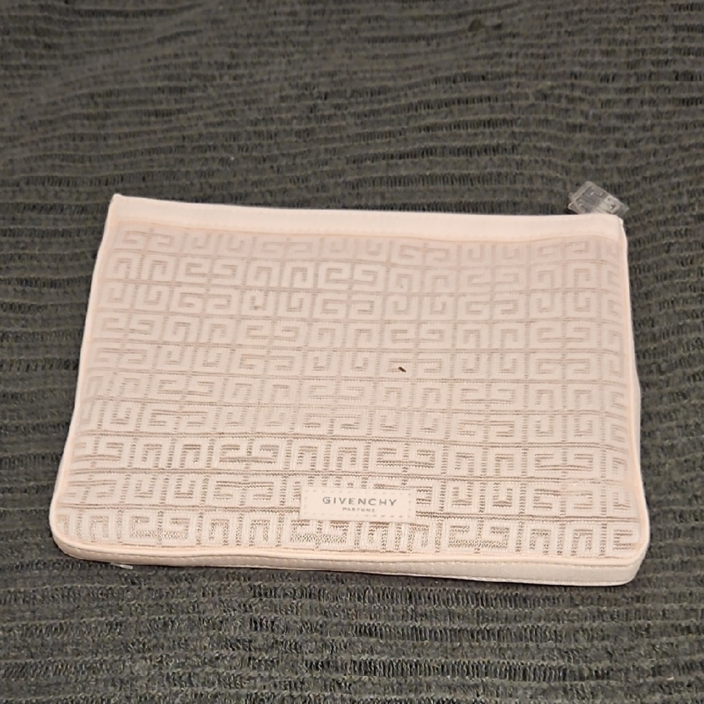 Givenchy Light Pink Monogram Jacquard Pouch For Accessories And Makeup